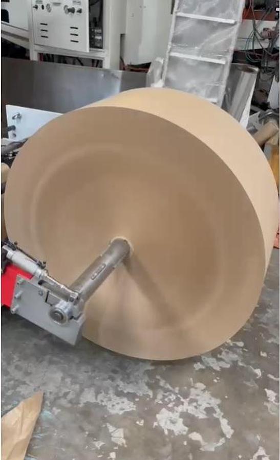 Used 2023 MTED RZJD-350J  Flat and Satchel  Paper Bag Machine with window unit and 4 Colors in-line  flexo