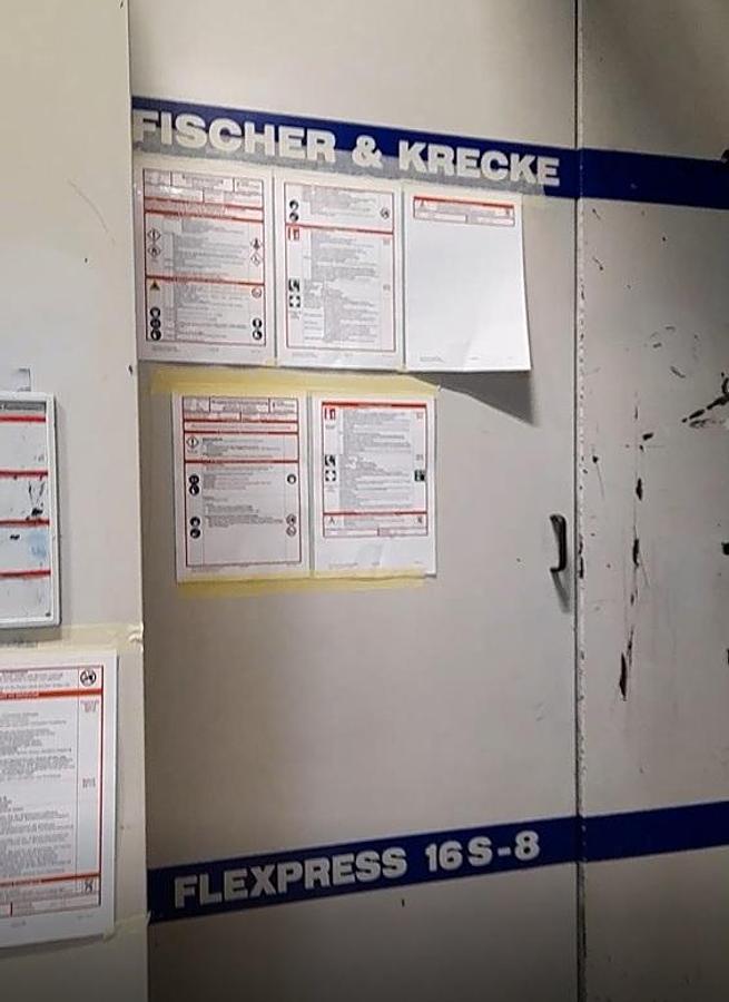 Used (visible in production) 2005 FISCHER & KRECKE FLEXPRESS 16S-8 | 8 colours C.I. flexo