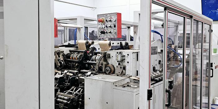 Used (visible in production) 2020 SOMTAS TC 18-46 FLAT HANDLE (Servo) - Square bottom paper bag making machine with FLAT handles