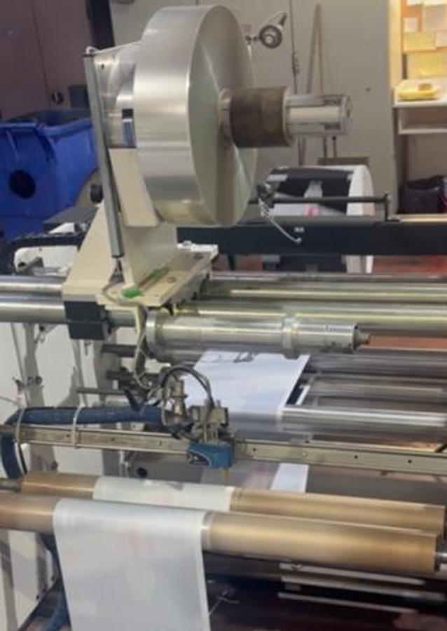 Used (visible in production) 2021 GARANT MATAsim (with window unit)| Flat and satchel paper bag machine