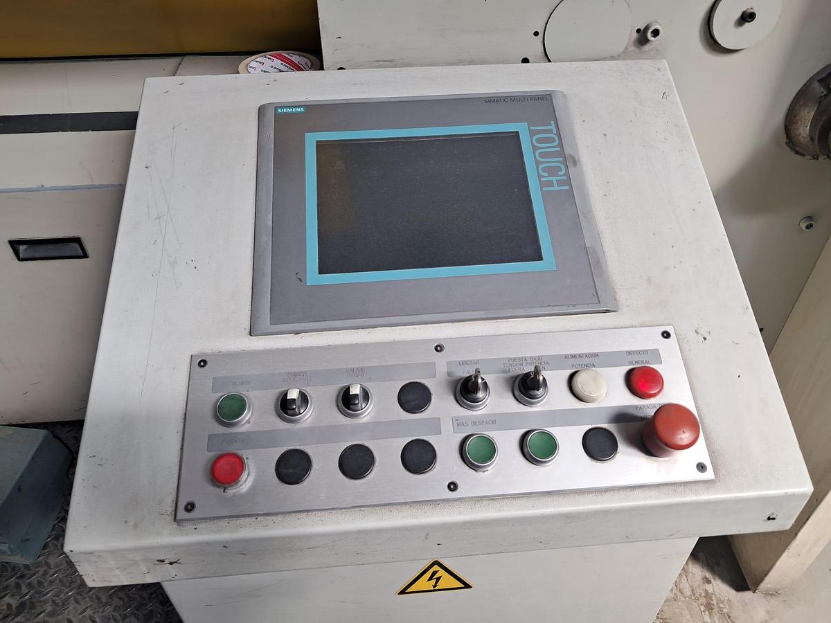 Used (visible in production) 2008 HOLWEG HOLWEG RS 26 Servotech | flat satchel paper bag making machine with window unit and in line flexo