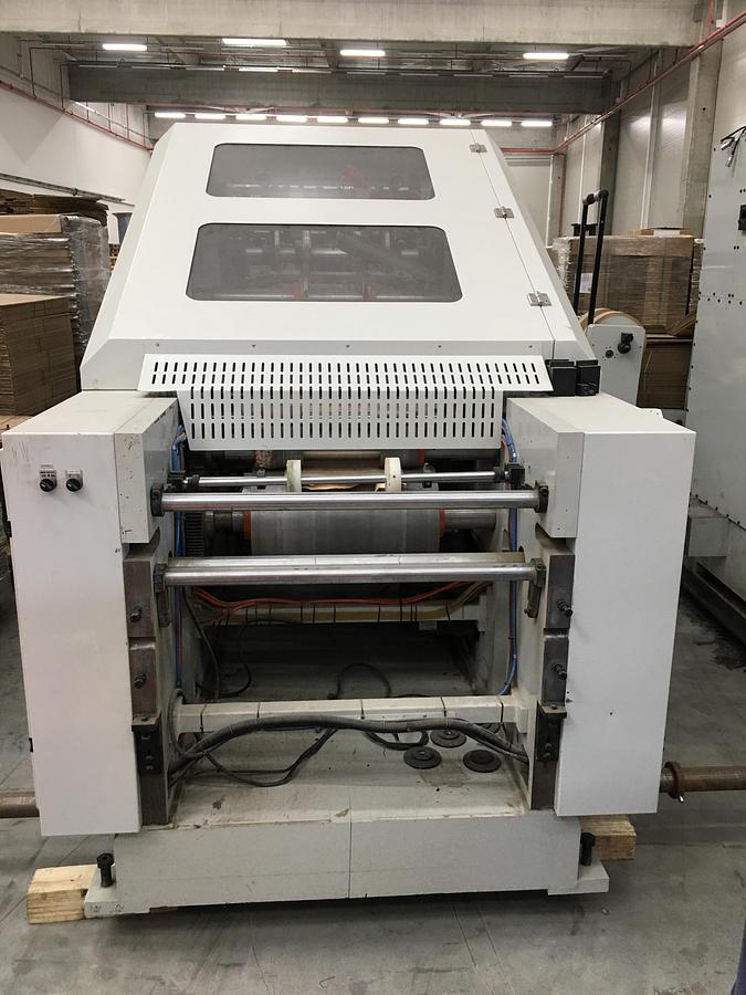 Used 2019 SUNHOPE SBH450B-518TH | Square bottom paper bag making machine with FLAT handle unit