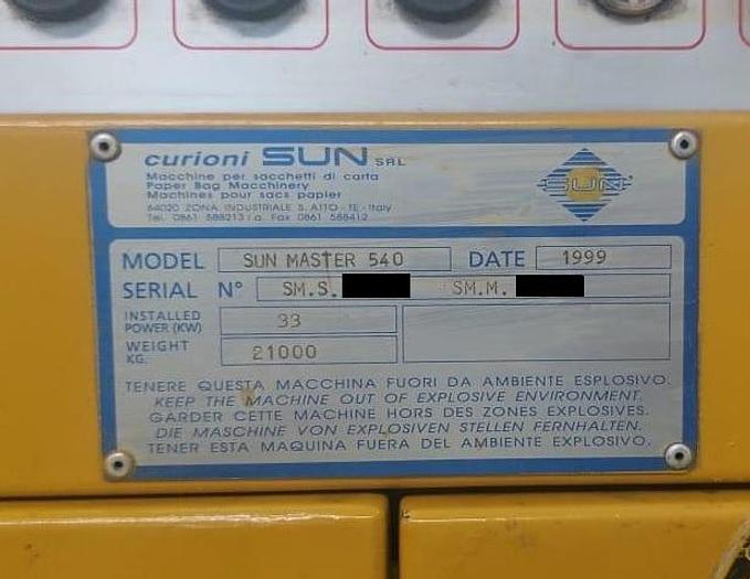 Used 1999 CURIONI SUN MASTER 540