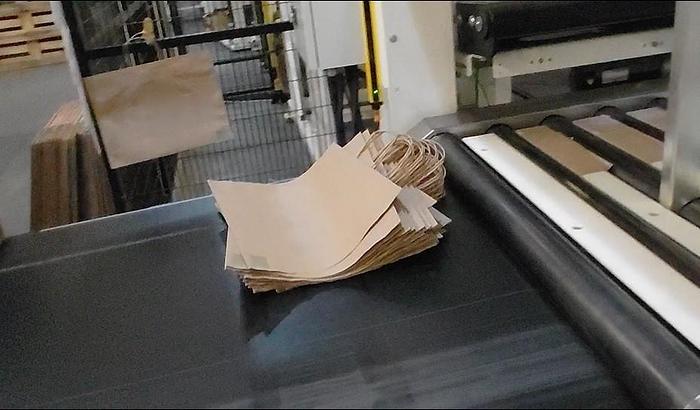 Used 2012 JB MACHINES carriers bags (twisted or flat handles) mailers and envelopes making machine