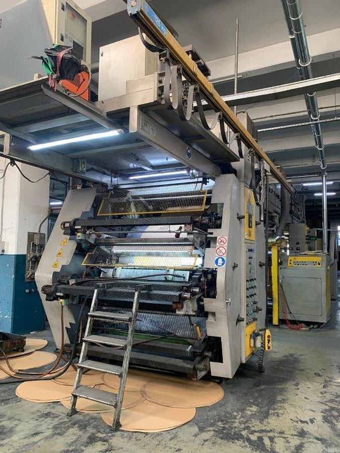 Used (visible in production) 1996 FLEXOTECNICA Prima 6 col. CI flexo | 1300mm