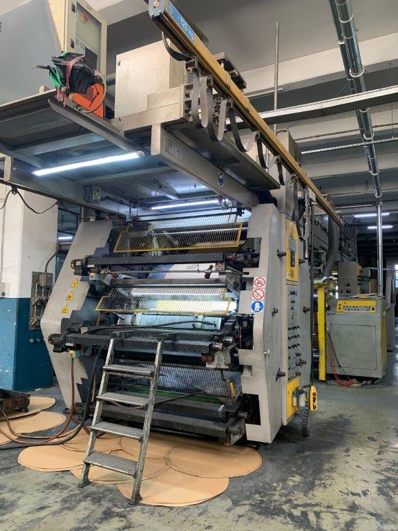 Used (visible in production) 1996 FLEXOTECNICA Prima 6 col. CI flexo | 1300mm