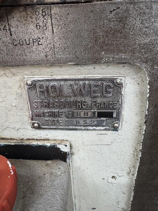 Used (visible in production) HOLWEG RS2 | Flat and gusseted paper bag making machine witn in-line flexo
