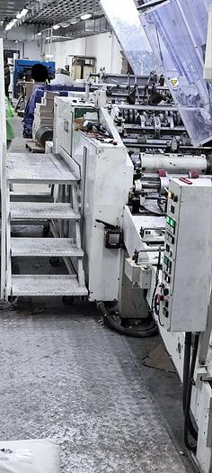 Used 2013 NEWLONG 148T+504 TH-7 | square bottom paper bag making machine with twisted handles unit