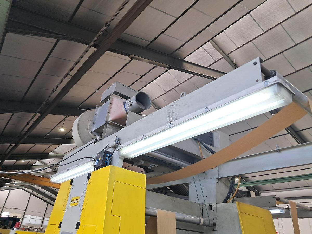 Used (visible in production) 2008 HOLWEG HOLWEG RS 26 Servotech | flat satchel paper bag making machine with window unit and in line flexo