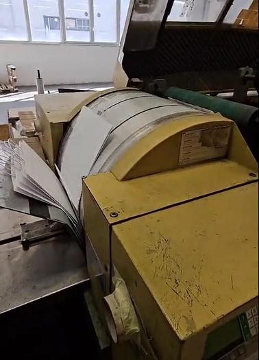 Used (visible in production) 2000 CURIONI SUN MASTER 540 - square bottom paper bag making machine with twisted handles unit