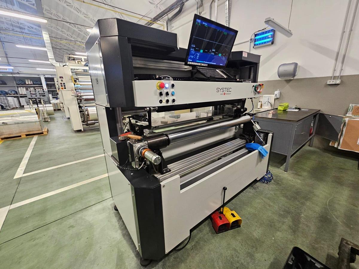 Used (visible in production) 2003 Flexotecnica Tachys-G (gearless) 8 colors C.I. flexo (1300 mm)