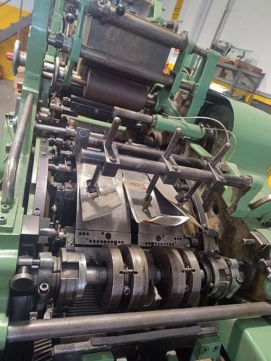 Used (visible in production) W&H TRIUMPH 3A with in-line 2 col. flexo | Square bottom paper bag makign machine (1/2 plies bags)