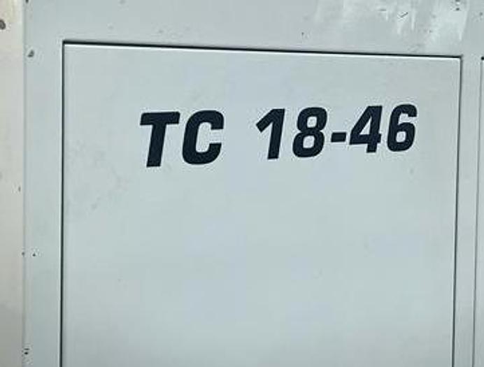 Used (visible in production) 2021 SOMTAS TC-18-46 - SERVO - Reel fed square bottom paper bag making machine with in line flat handles unit
