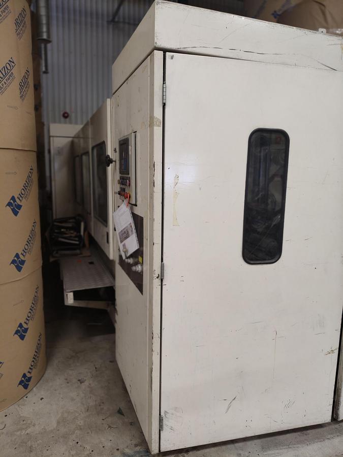 Used 1997 FABIO PERINI Automatic Toilet Roll Line + 1998 CASMATIC Tissue roll Packing Unit