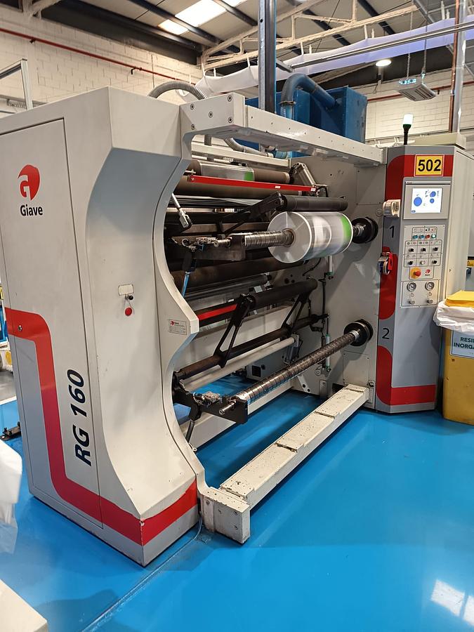 Used (visible in production) 2013 GIAVE RG 160 1300 | Slitter Rewinder