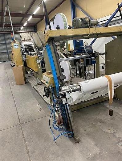 Used 1997 CURIONI SUN MASTER 540 - Rell fed square bottom paper bag machine (twisted handles)