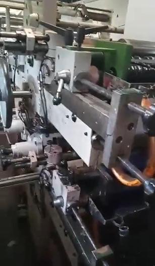 Used (visible in production) 2002 MANZONI Seriana 40 with 4 col. flexo - Flat & satchlel paper bag making machine