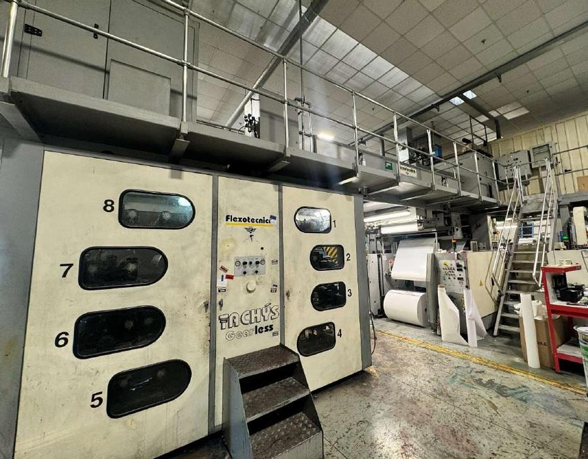 Used 2001 FLEXOTECNICA TACHYS Gearless 8 col. C.I. Flexo
