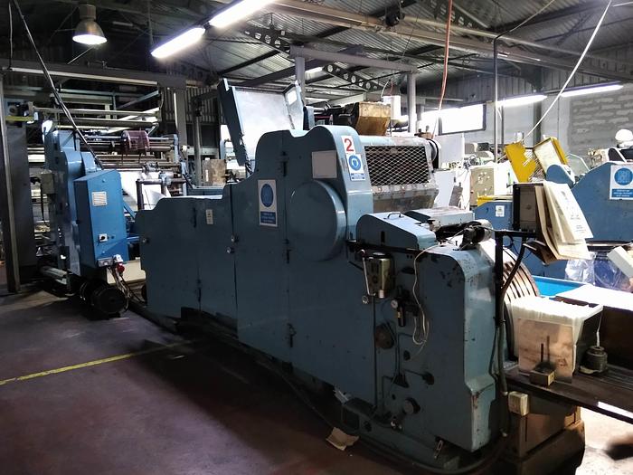 Used (assembled but no longer visible in production) 1968 WINDMÖLLER & HÖLSCHER (W&H) TRIUMPH 3 - SOS paper bag making machine