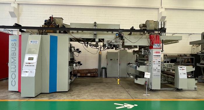 Used 1995 OFEM Columbus 7 - C.I flexo 6 colours (1200 mm)