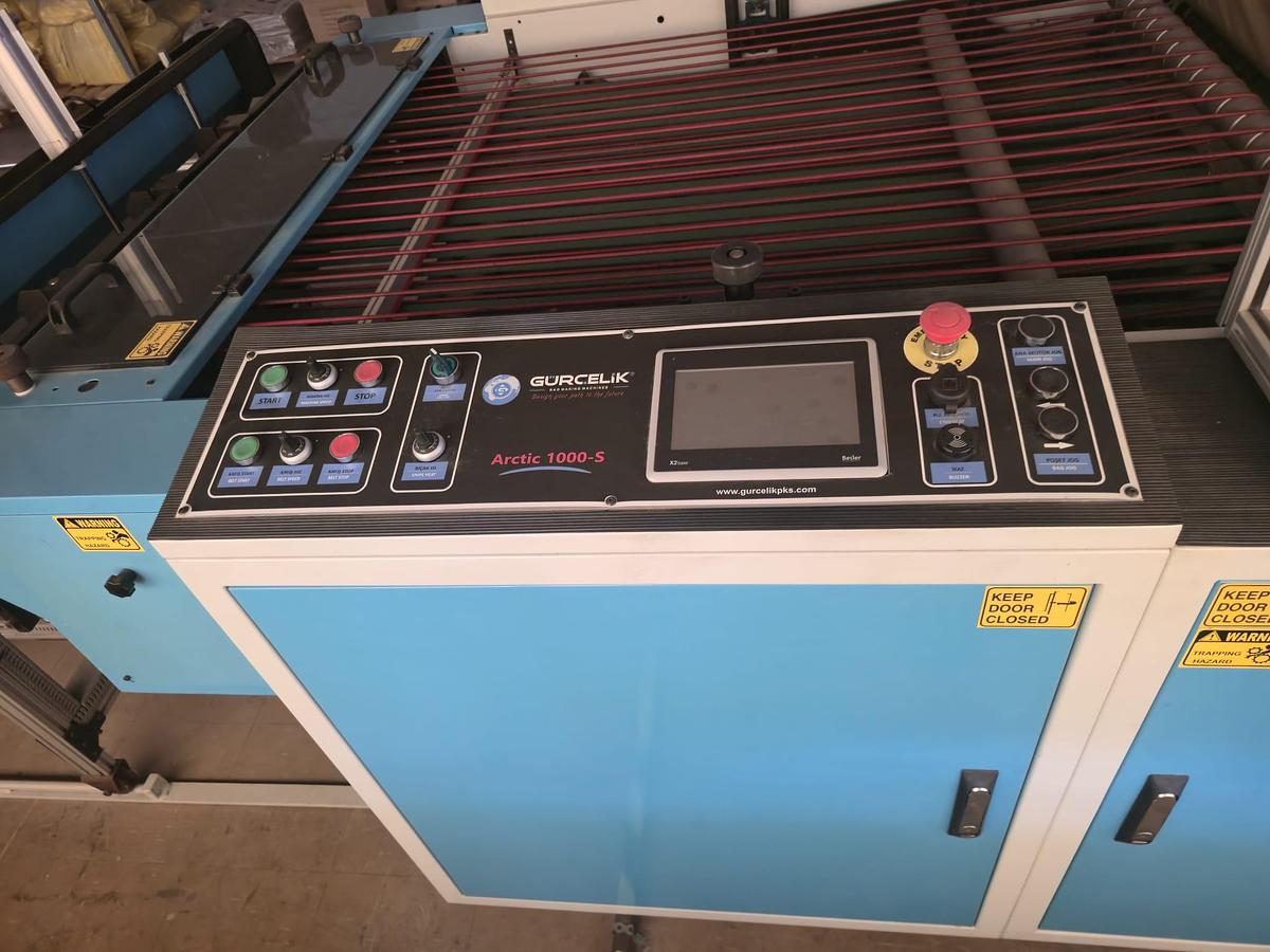 Used 2022 GÜRÇELİK ARCTIC- 1000-S Side Sealing Bag Cutting Machine