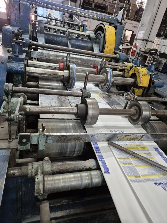 Used (visible in production) 1962 WINDMÖLLER & HÖLSCHER (W&H) AM 1130/65 | Tuber for paper sack