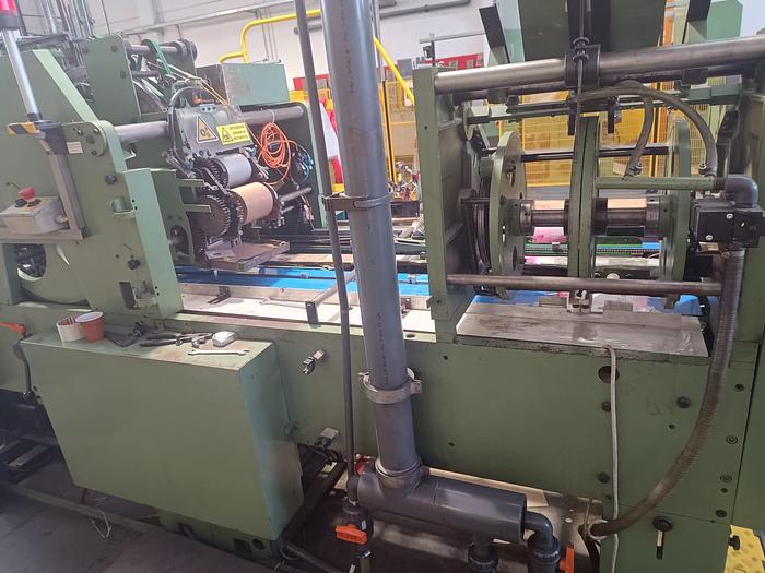 Used PCM Krause 222 | Vacuum cleaner bag finishing machine (for application of cardboard collars and folding end of the bags)