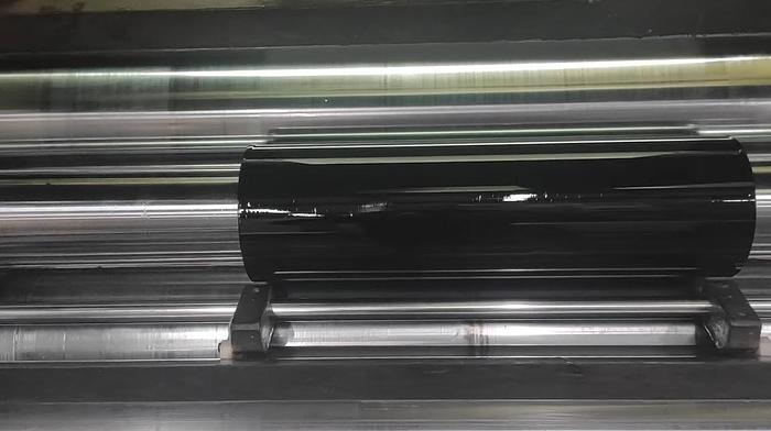 Used (visible in production) 2001 Bonardi Santè 1200 - Solventless laminator