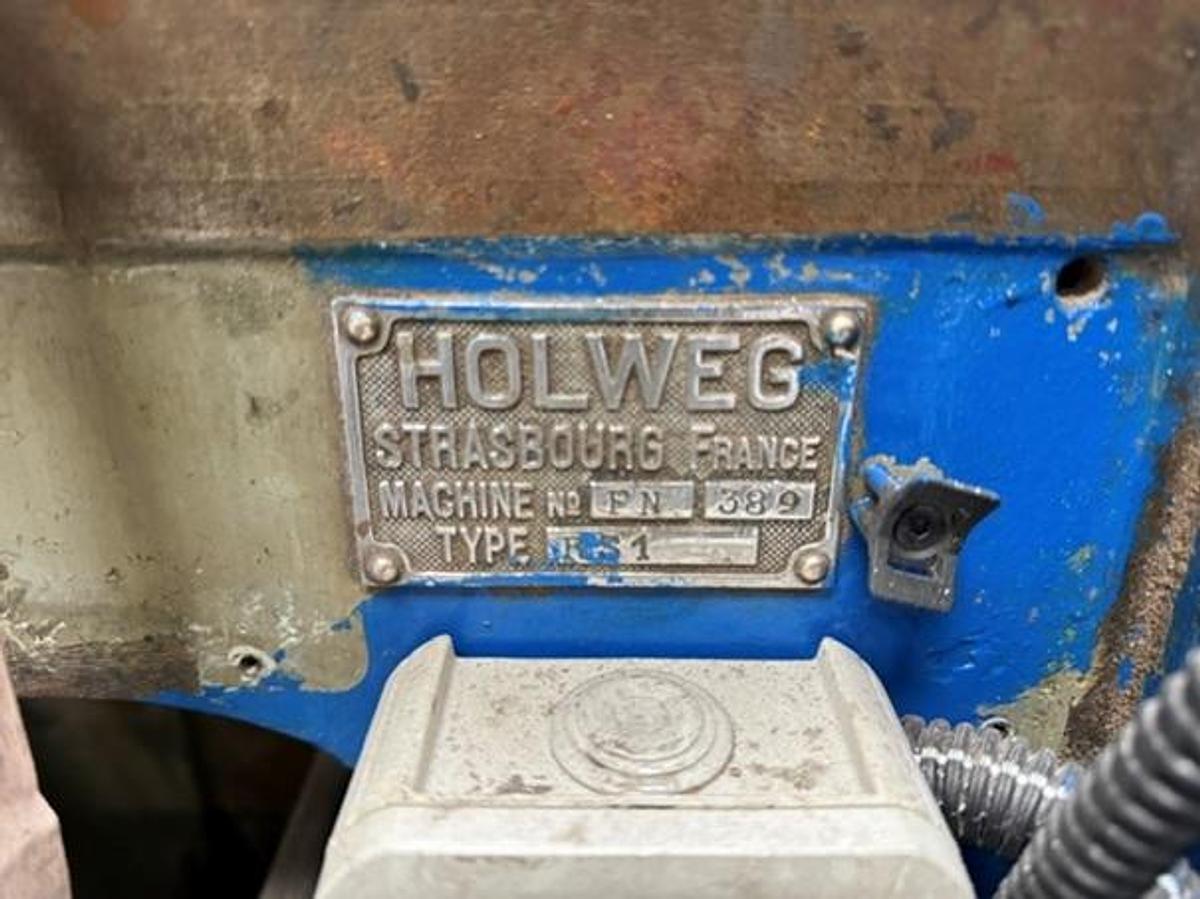 Used (visible in production) HOLWEG RS1 | Flat and gusseted paper bag making machine