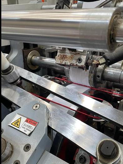 Used 2017 (JIANGSHE) Jiangsu Fangbang Machinery QFP14C - SHEET FED square bottom paper bag machine with TWISTED handles unit
