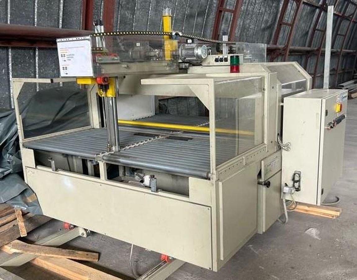 Used 2006 EMMEPI PC 1650/2 Compact  | Automatic Jogger & Strapping Machine for Corrugated Cardboard Packages