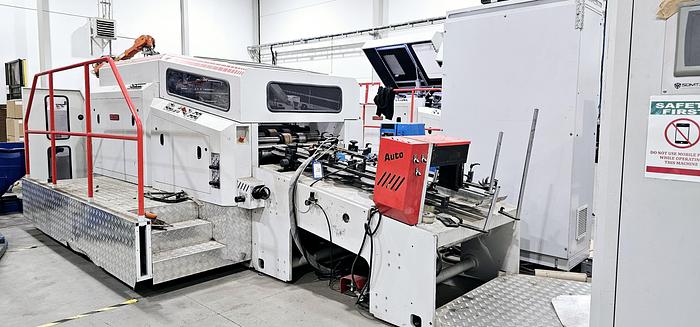 Used (visible in production) 2020 SOMTAS TC 18-46 FLAT HANDLE (Servo) - Square bottom paper bag making machine with FLAT handles