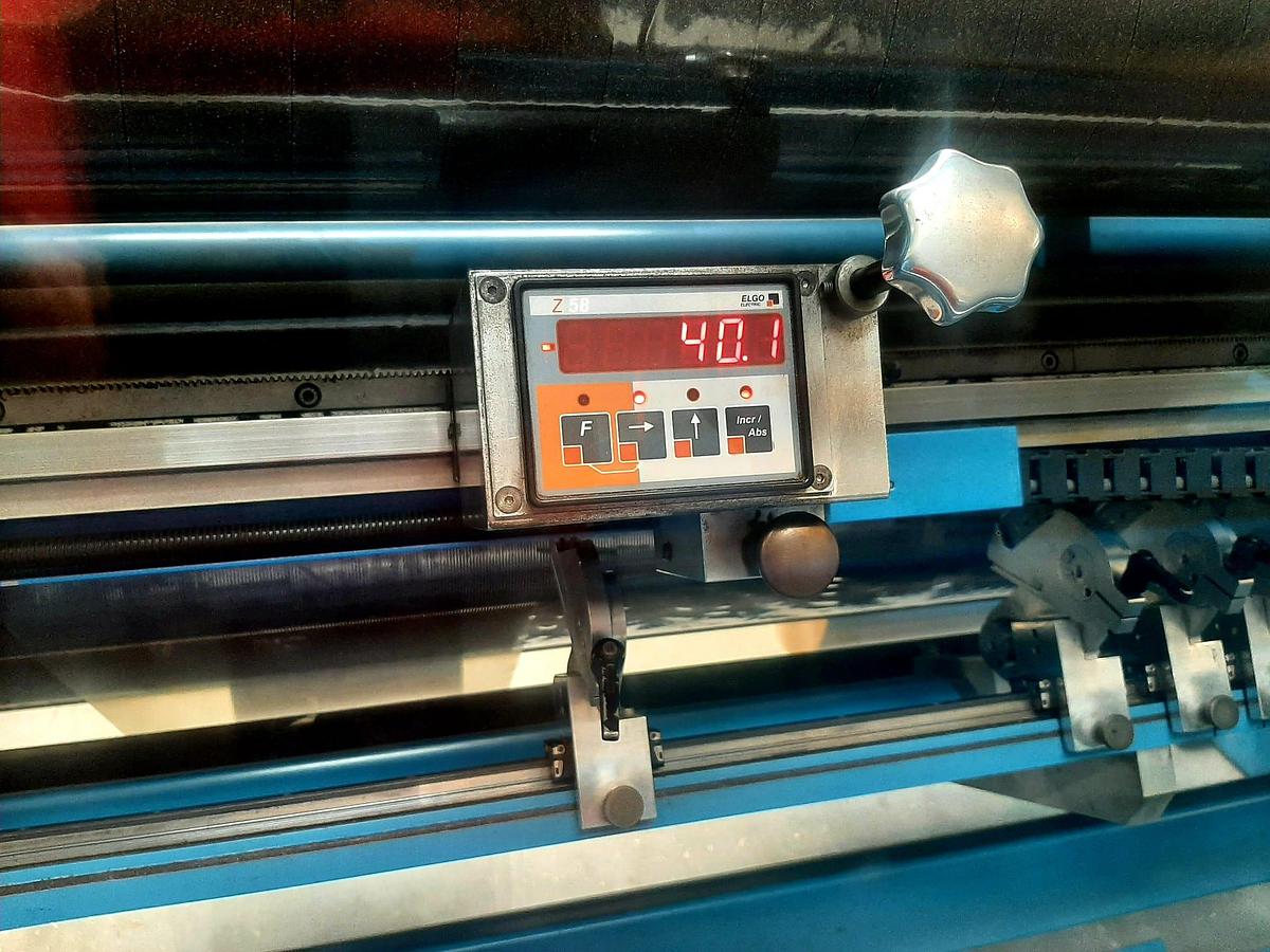 Used (visible in production) KAMPF Conslit II 20/085 | Slitter-Rewinder (2050 mm)