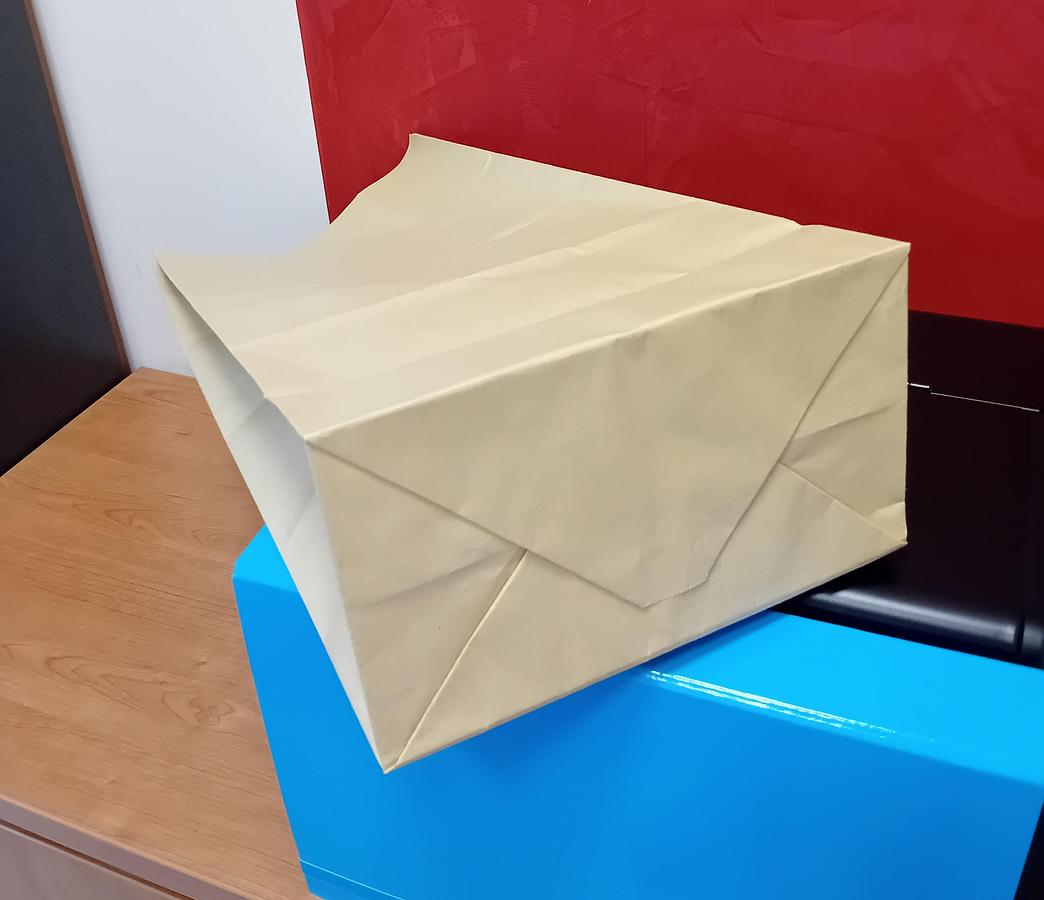 Used HOLWEG ROTABLOK SOS | Paper Bag Machine – Square-Bottom Bags with Flap, adhesive strip - with in-line 3 Colour Flexo