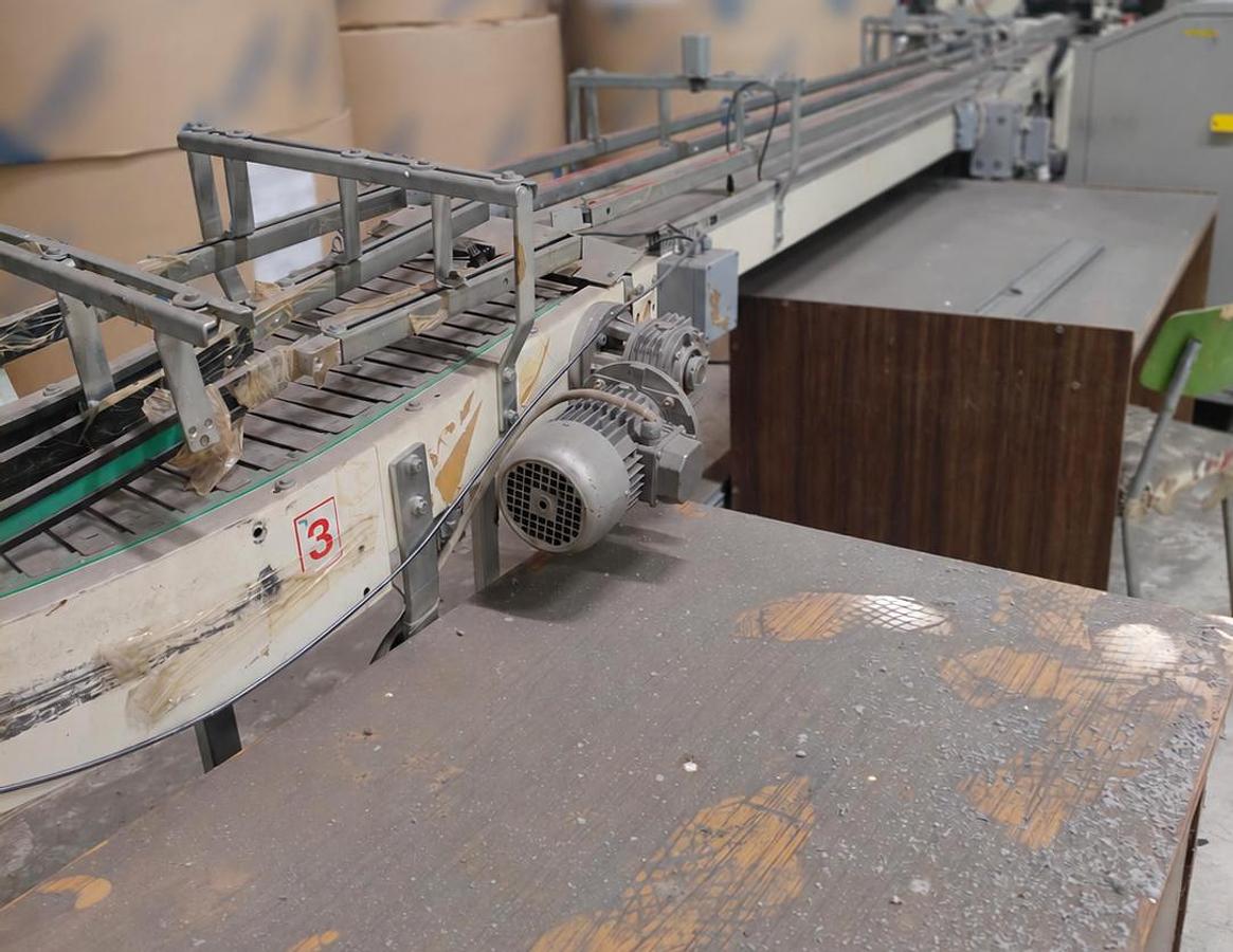 Used FABIO PERINI Automatic Toilet Roll Line + CASMATIC Tissue roll Packing Unit