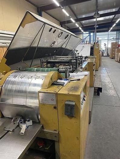Used 1997 CURIONI SUN MASTER 540 - Rell fed square bottom paper bag machine (twisted handles)