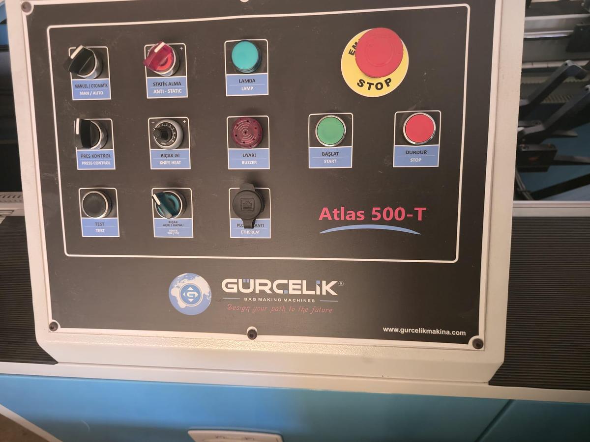 Used GÜRÇELİK ARLAS 500-T | T-Shirt Bag Cutting Machine (year 2022 but never used / like new)
