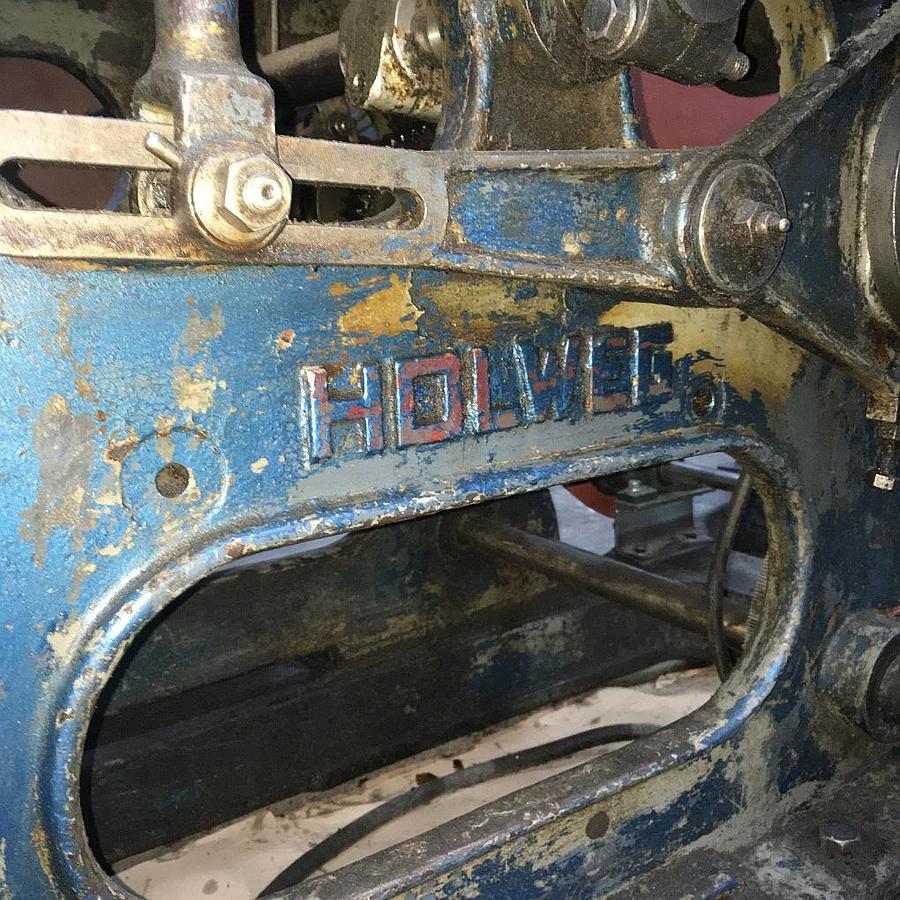 Used HOLWEG Cross bottom (hexagonal) paper bag making machine