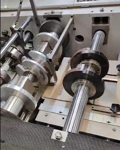Used 2020 CURIONI SUN MASTER 540 - Reel fed Square bottom paper bag making machine with in line twisted handle unit