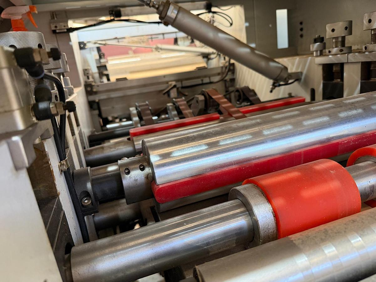 Used 2023 MTED RZJD-350J Flat and Satchel Paper Bag Machine with window unit and 4 Colors in-line flexo