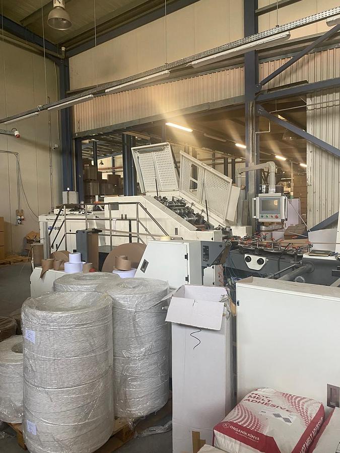 Used (visible in production) 2023 ZNEP ZD-F450Q |  Automatic TWISTED & FLAT handles shopping bag making machine (2 handles unit)