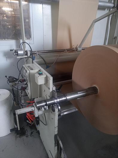 Used 2002 MANZONI Seriana 40 with 4 col. flexo - Flat & satchlel paper bag making machine