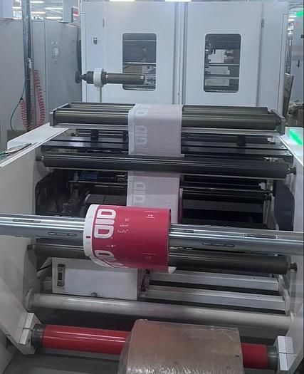Used (visible in production) 2019 JianShe ZD-J13 - V bottom paper bag making machines
