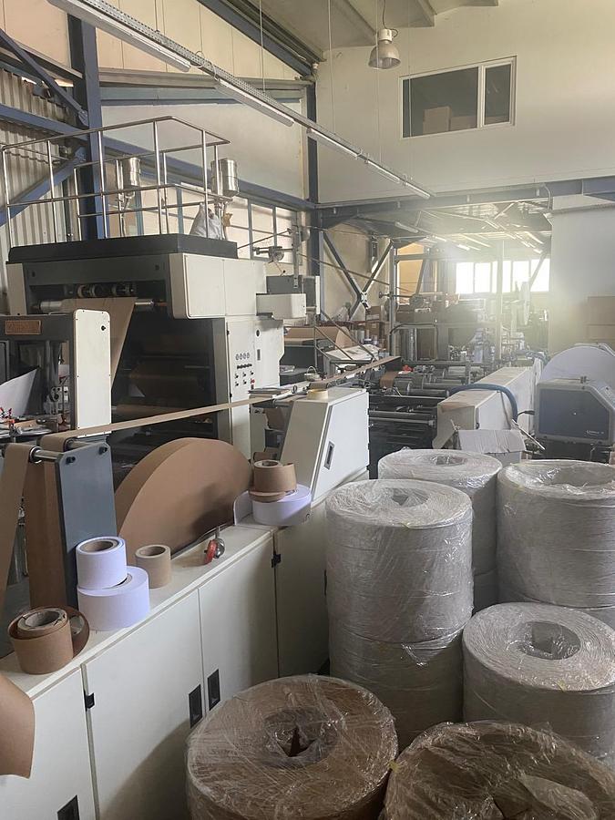 Used (visible in production) 2023 ZNEP ZD-F450Q |  Automatic TWISTED & FLAT handles shopping bag making machine (2 handles unit)