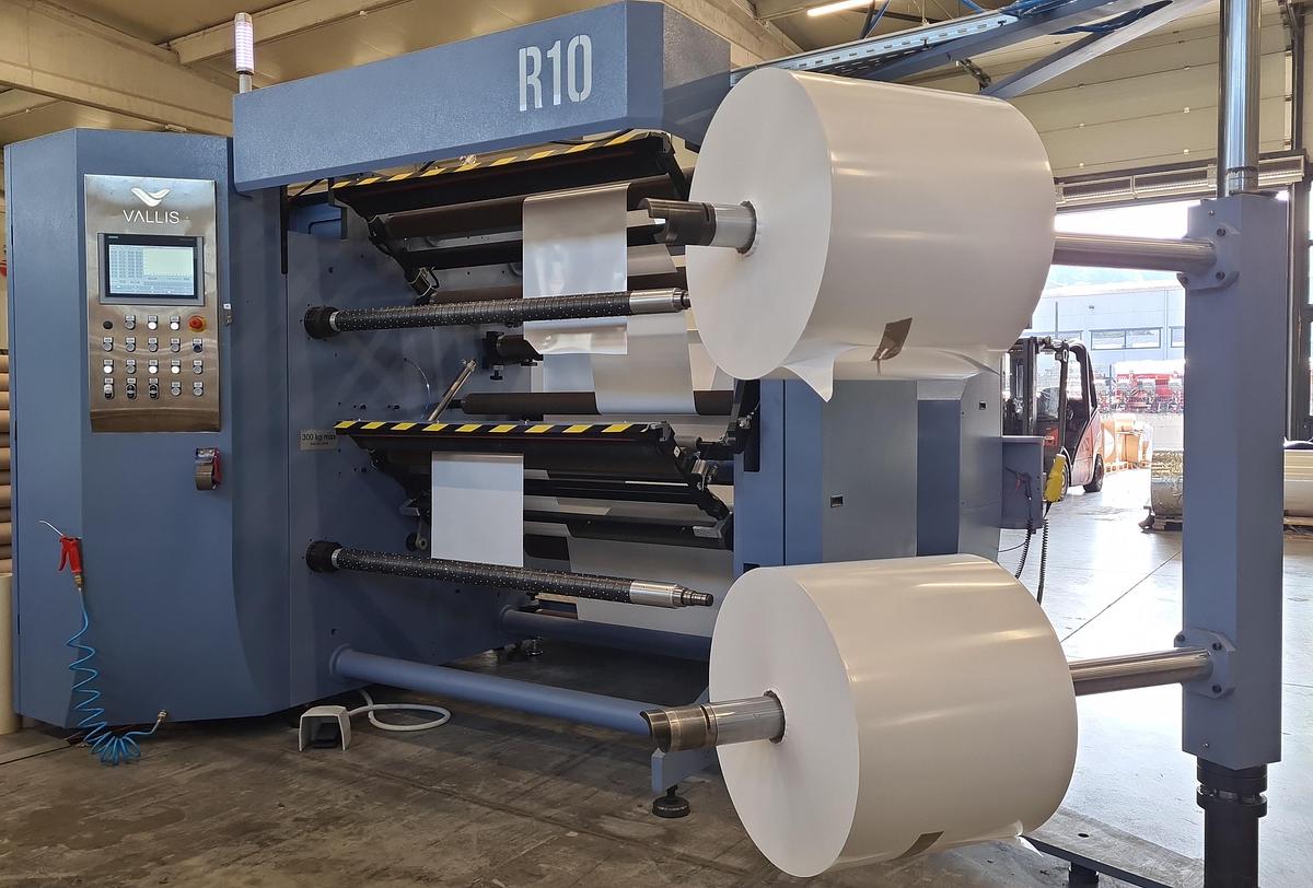 2026 VALLIS R10 – Roll slitting and rewinding machine