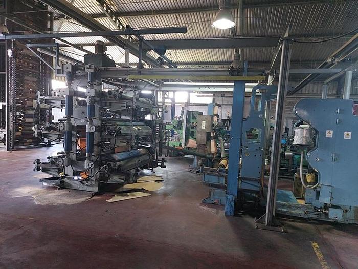 Used (assembled but no longer visible in production) 1968 WINDMÖLLER & HÖLSCHER (W&H) TRIUMPH 3 - SOS paper bag making machine