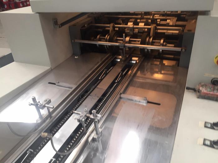 Used 2017 (JIANGSHE) Jiangsu Fangbang Machinery QFP14C - SHEET FED square bottom paper bag machine with TWISTED handles unit
