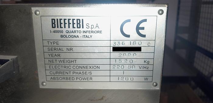 Used 2000 BIEFFEBI MIRAGE 336 -180 C | Plate mounter