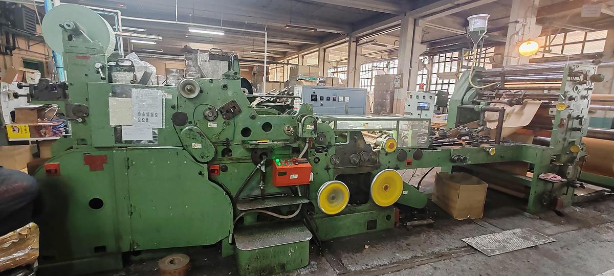 Used W&H TRIUMPH 3A with in-line  flexo | Square bottom paper bag makng machine (1/2 plies bags)