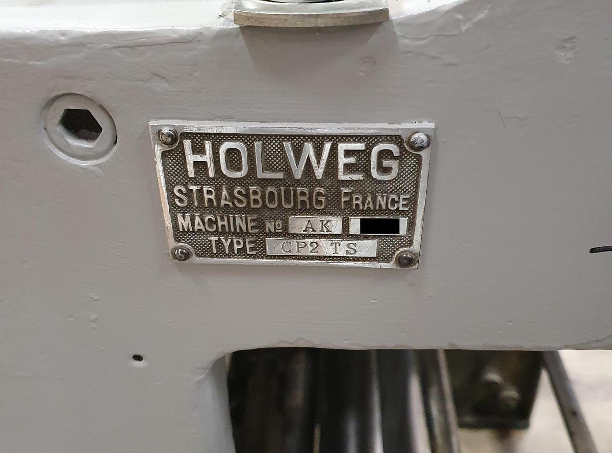 Used Holweg CP2 TS - heat sealed bag making machine